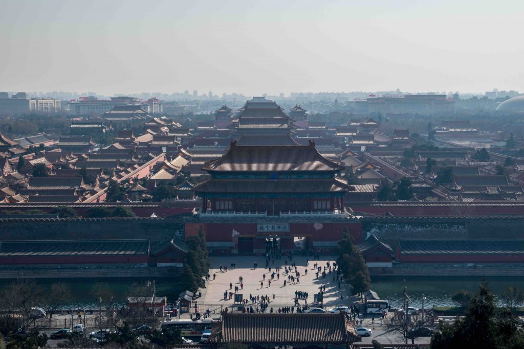 Vue sur la Cité interdite de Pékin