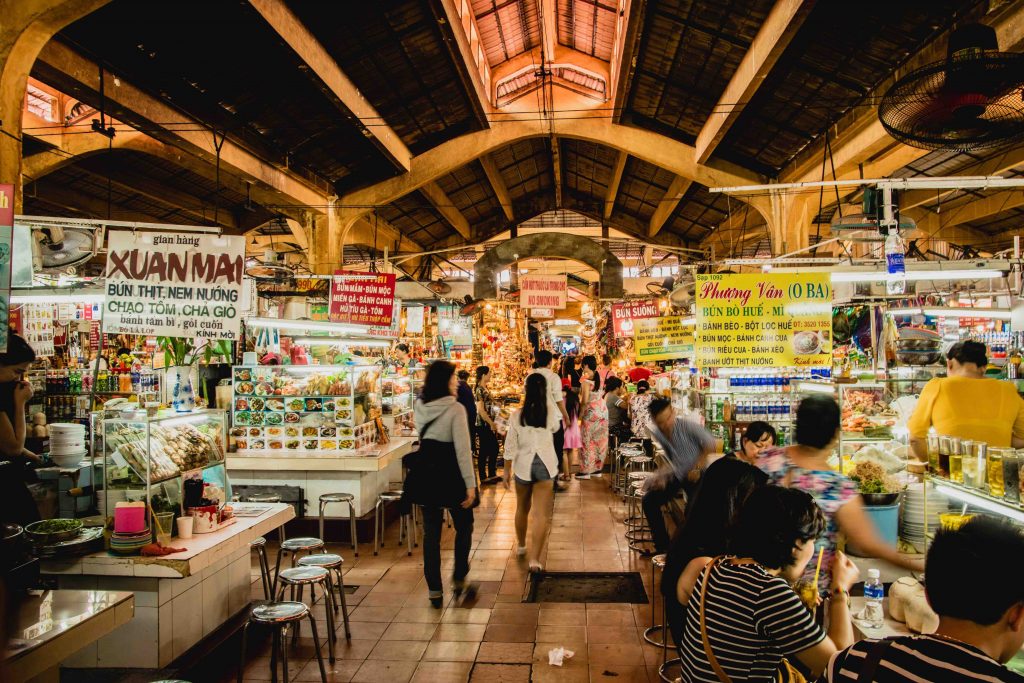 Ben Thanh Market in ho chi minh city