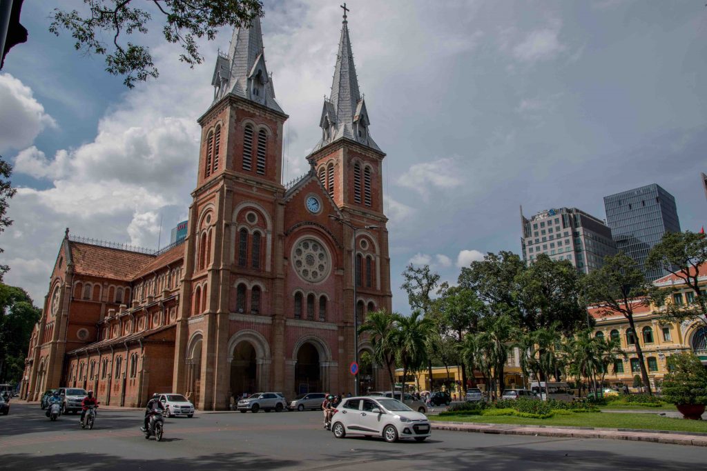 Cathédrale de Saigon à Ho Chi Minh City