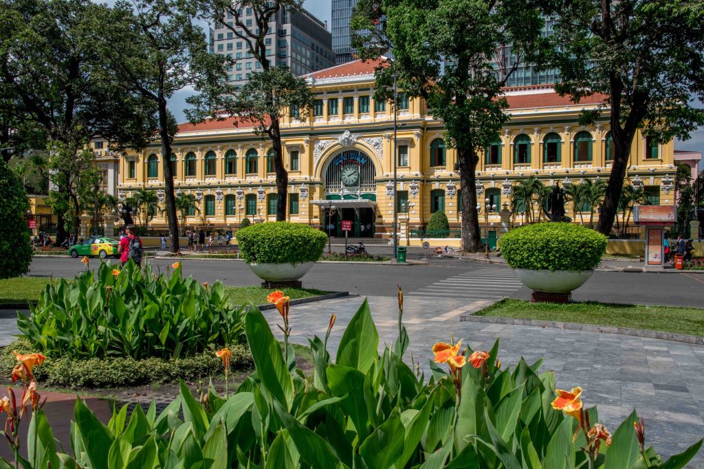 Central Post Office in ho chi minh city
