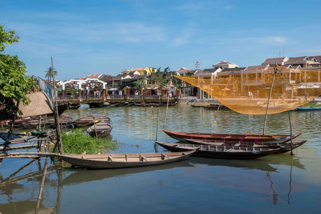 on the waterfront of Hoi An, at the center of the Viet Nam