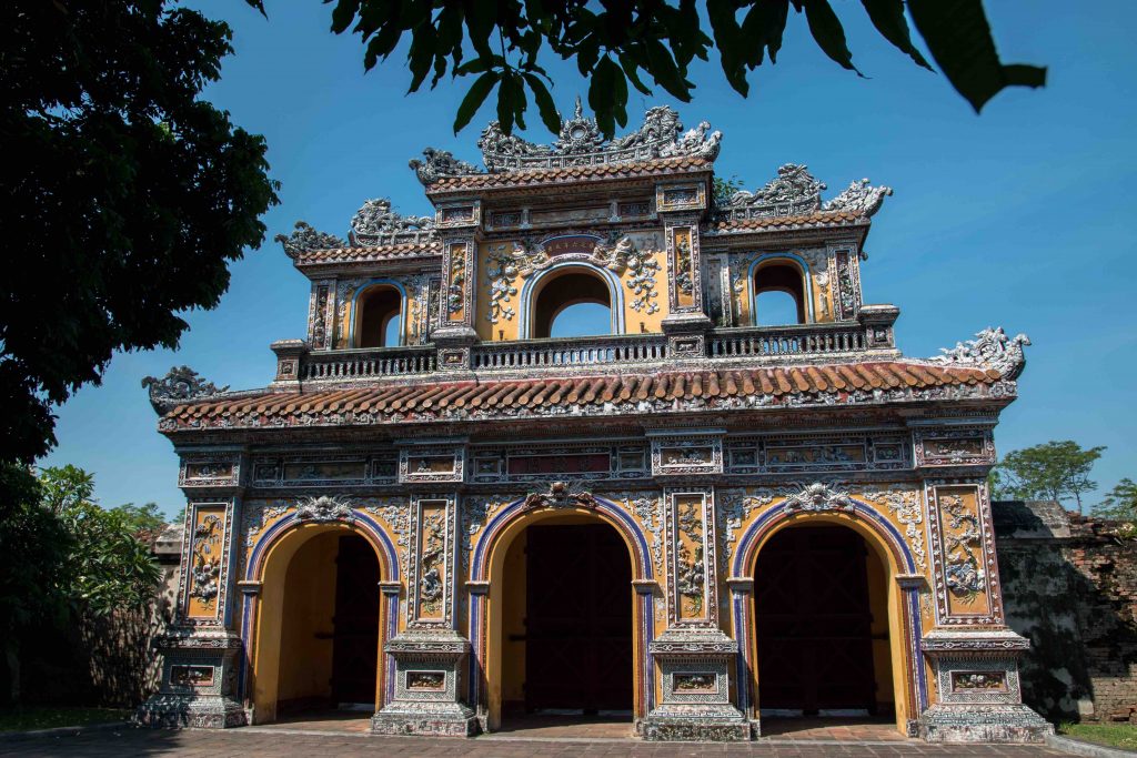 Cité impériale à Hué au centre du Vietnam