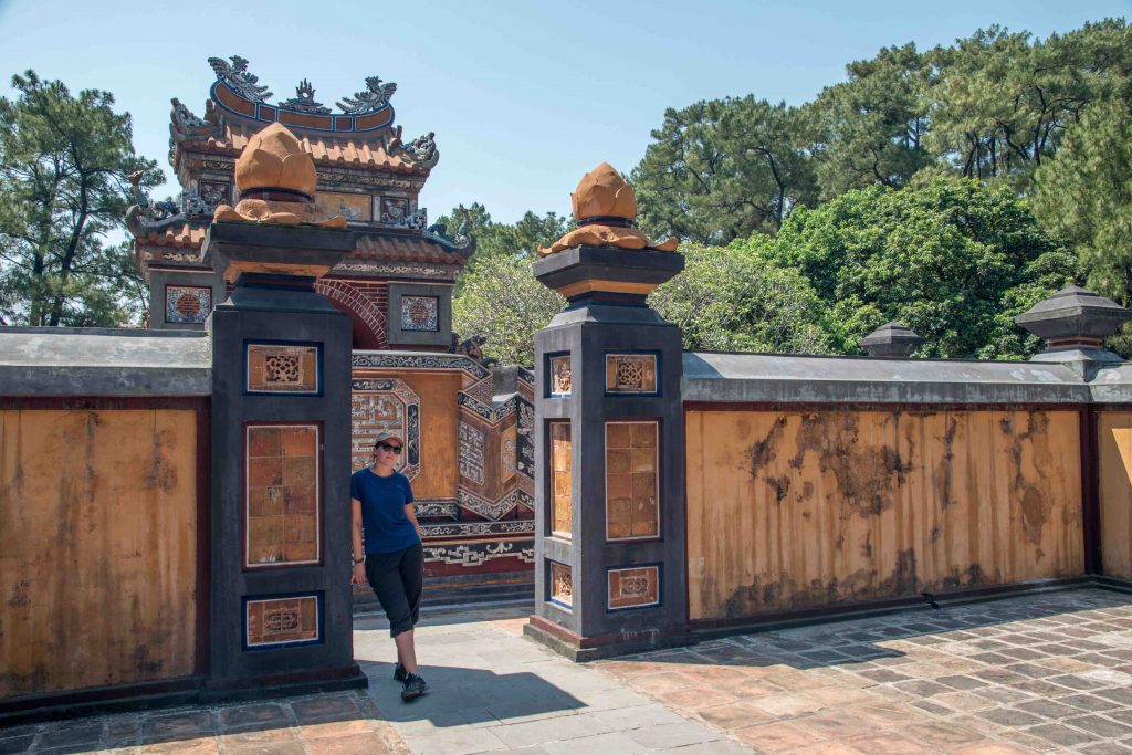 Royal tomb next to hue in the Viet Nam
