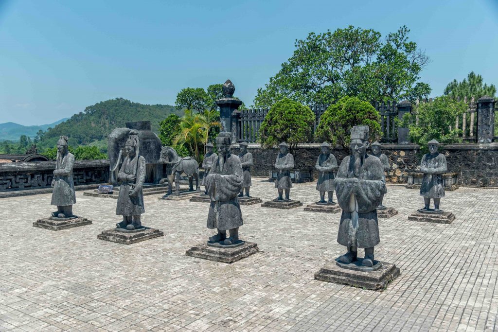 Tombeau royal à côté de Hué au Vietnam
