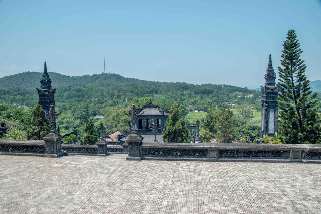 Royal tomb next to hue in the Viet Nam