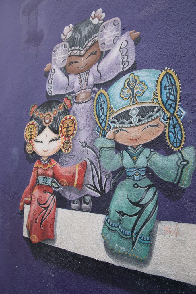 street art à Georgetown sur l'île de Penang