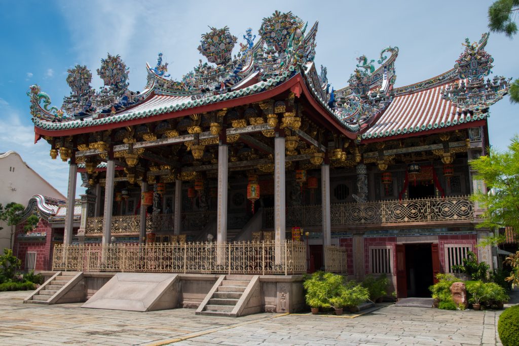 Chinese Khoo Kongsi Temple on the island of Penang