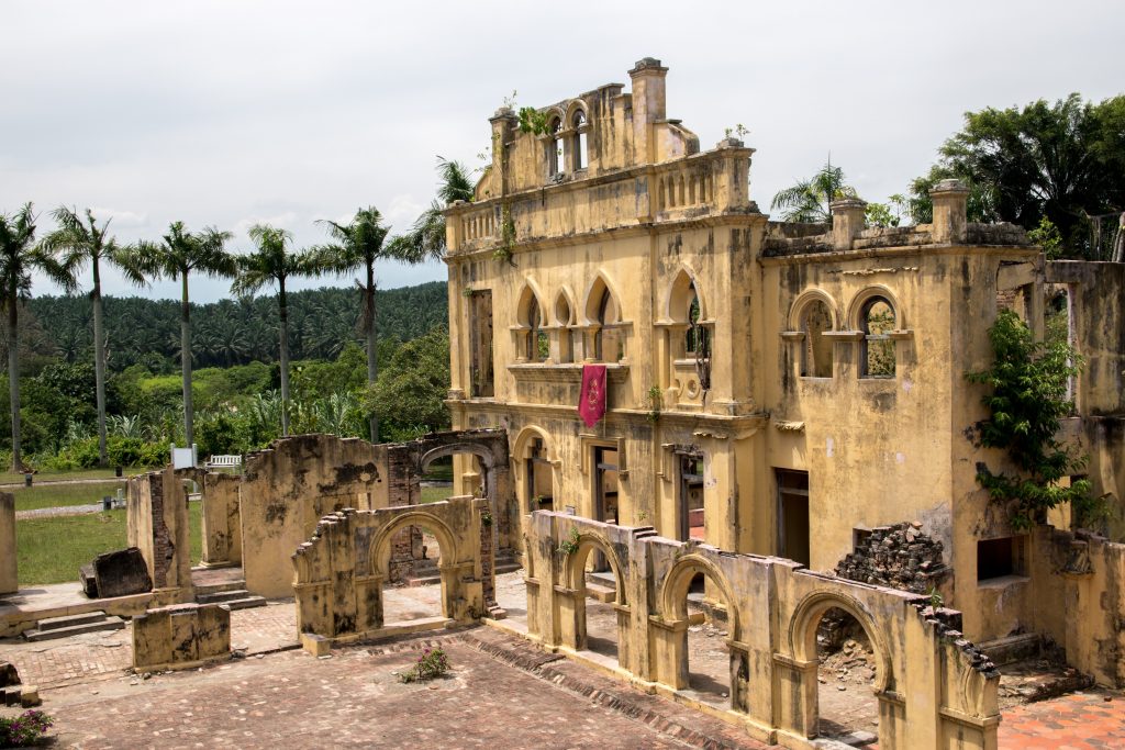 Kellie's castle a few kilometers from Ipoh in Malaysia