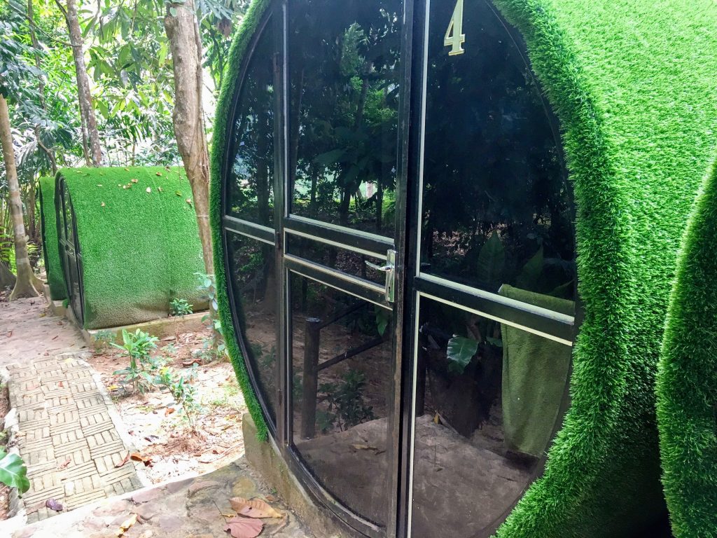 capsule in the jungle of the Taman Negara in Malaysia