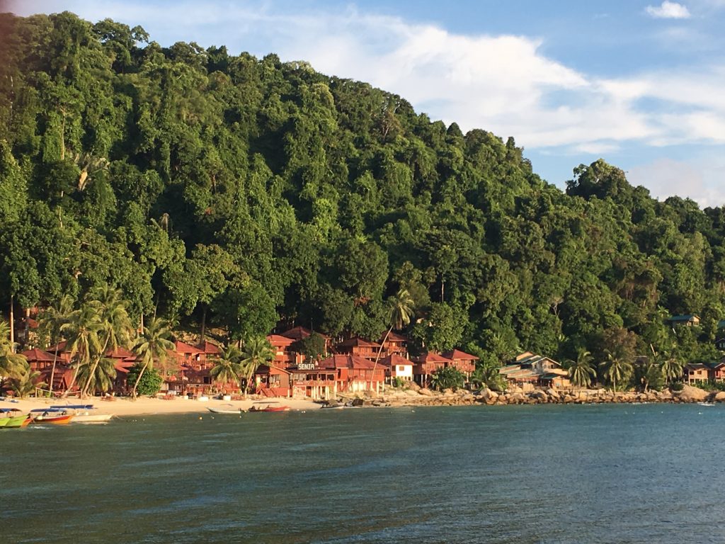 Coral Bay on the Islands Perenthian in Malaysia