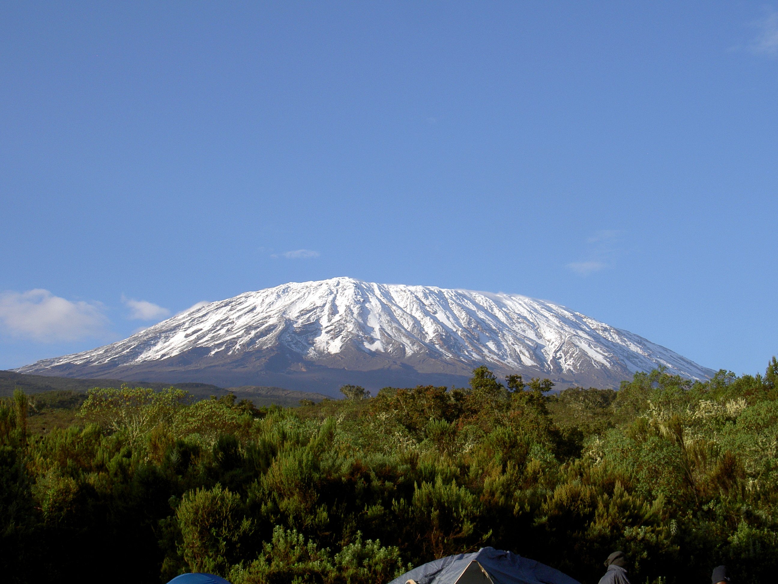 Les neiges éternelles du Kilimandjaro en Tanzanie