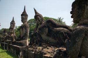 Bouddha Park au sud de Vientiane au Laos