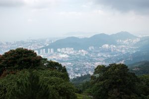 vue sur l'île de Penang depuis Penang Hill
